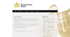 Desktop Screenshot of bundeshaus-radio.ch