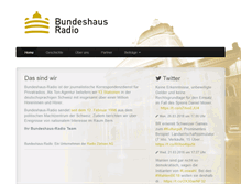 Tablet Screenshot of bundeshaus-radio.ch